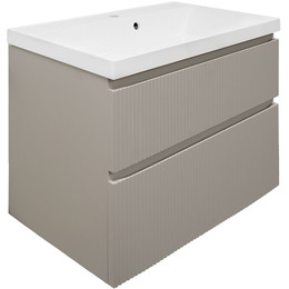 Тумба подвесная с раковиной Azario Viola 80/2 80 см CS00097144, бежевый - фото 