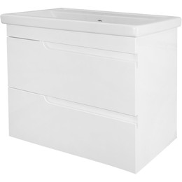 Тумба подвесная с раковиной Loranto Kantri 70/2 70 см CS00097251 (раковина Фостер 70) - фото 