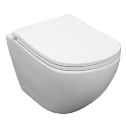 Унитаз подвесной Azario Etera AZ-118E-UQ3 с тонкой крышкой микролифт - фото 