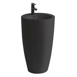 Раковина напольная Azario Dea 50 см AZ-203MB, чёрный - фото 