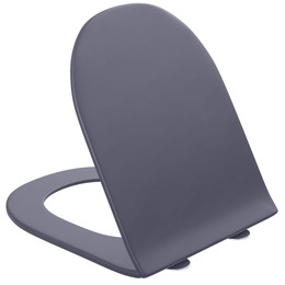 Сиденье с крышкой для унитаза Grossman микролифт 49GR55GMS, серый матовый - фото 