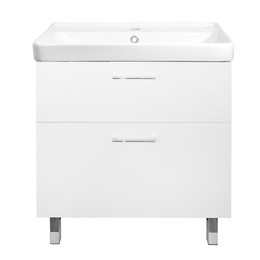 Тумба напольная с раковиной Azario Ника 70 см CS00089990, белый глянцевый - фото 