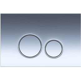 Кнопка смыва Azario Forte AZ-100-030F, хром глянцевый - фото 