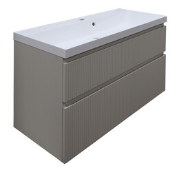 Тумба подвесная с раковиной Azario Viola 100 см CS00097150, бежевый - фото 