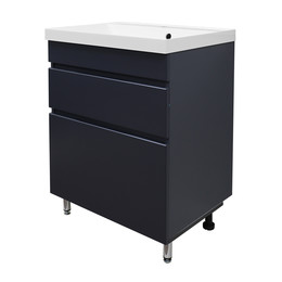 Тумба напольная с раковиной Azario Эстима 60 см CS00094593, графит - фото 