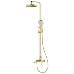 Душевая стойка Frap H88 F2488-3, золото сатин - фото 