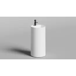 Раковина напольная Salini Armonia Round Top 01 45 см 130411TG (S-Sense) глянцевая - фото 