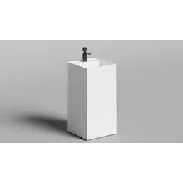 Раковина напольная Salini Armonia Square Top 01 45 см 130521TM (S-Stone) матовая - фото 