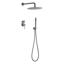 Душевая система для душа Boheme Uno 464-GM, графит - фото 