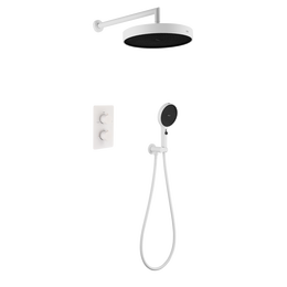 Душевая система для душа с термостатом Boheme Cell 427-MW + 134-2-MW (со скрытой частью) белый матовый - фото 