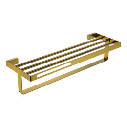 Полка для полотенец Boheme Q 10947-BR, цвет бронза - фото 