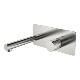 Смеситель для раковины настенный Boheme Stick 125-NB (со скрытой частью) никель - фото 
