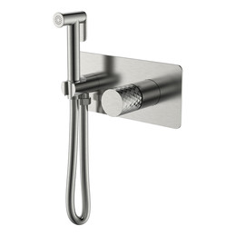 Набор для гигиенического душа Boheme Stick 127-NB (со скрытой частью) никель - фото 