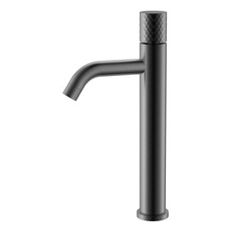 Смеситель для раковины высокий Boheme Stick 122-GM, графит - фото 