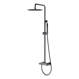 Душевая стойка Boheme Stick 128-SGM, графит глянцевый - фото 