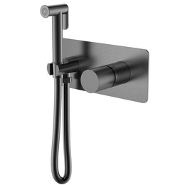 Набор для гигиенического душа Boheme Stick 127-GM.2 (со скрытой частью) графит - фото 