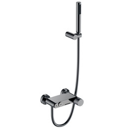 Смеситель для ванны Boheme Stick 123-SGM.2, графит глянцевый - фото 