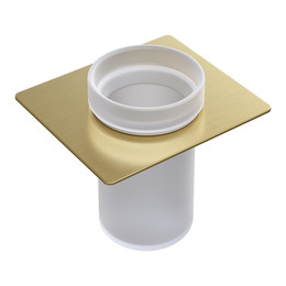 Стакан для зубных щеток Boheme Space 10966-MG-TUM, цвет золото матовое - фото 