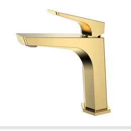 Смеситель для раковины Haiba HB10726-5, золото - фото 