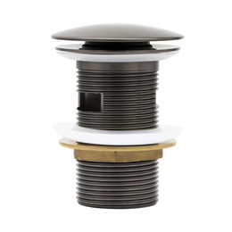 Донный клапан Cezares CZR-SAT-GM, оружейная сталь - фото 