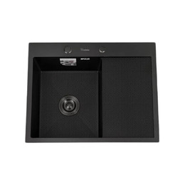 Кухонная мойка Diadonna DS6350BL-L, чёрный - фото 