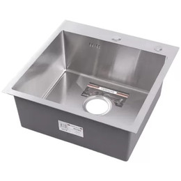 Кухонная мойка Gerhans 45х50см K34550 3мм, с отверстием под смеситель и дозатор, нержавеющая сталь - фото 
