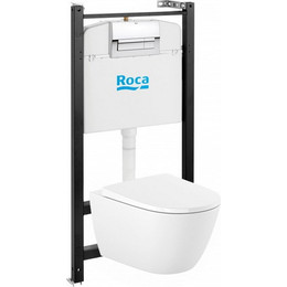 Инсталляция с подвесным унитазом Roca Ona Rimless ZRU9310392 - фото 