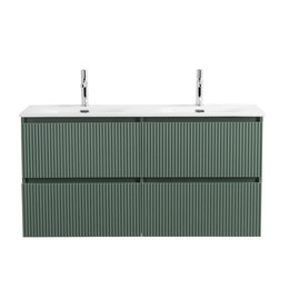 Тумба подвесная с раковиной BelBagno 120 см UNO-1200-4C-SO-VO, еловый матовый - фото 