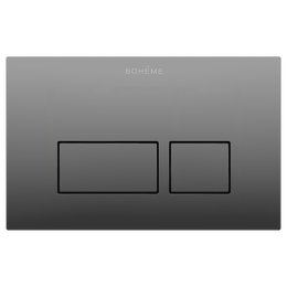 Кнопка смыва Boheme 664-SGM, графит глянцевый - фото 