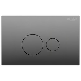Кнопка смыва Boheme 668-SGM, графит глянцевый - фото 