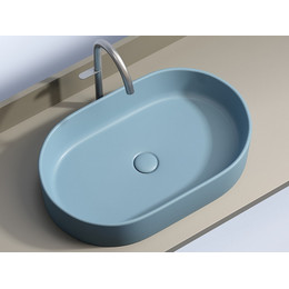 Раковина-чаша Ceramicanova Element 60 см CN6048ML, голубой матовый - фото 