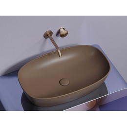 Раковина-чаша Ceramicanova Element 60 см CN6049MDB, тёмно-коричневый матовый - фото 