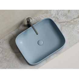 Раковина-чаша Ceramicanova Element 50 см CN6052MHL, серо-голубой матовый - фото 