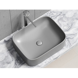 Раковина-чаша Ceramicanova Element 50 см CN6052MH, антрацит матовый - фото 