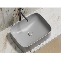 Раковина-чаша Ceramicanova Element 50 см CN6052MSG, серый матовый - фото 