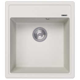 Кухонная мойка Abber Quarz AQ2901W, белый - фото 