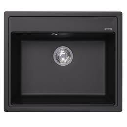 Кухонная мойка Abber Quarz AQ2902B, чёрный - фото 