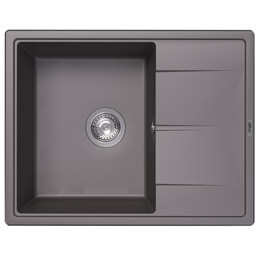 Кухонная мойка Abber Quarz AQ2903G, серый - фото 