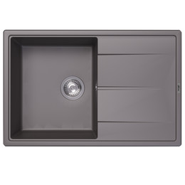 Кухонная мойка Abber Quarz AQ2904G, серый - фото 