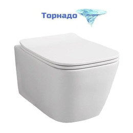 Унитаз подвесной безободковый ArtCeram A16 ASV006 05 00 (Система смыва торнадо) - фото 