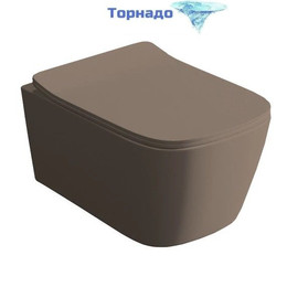 Унитаз подвесной безободковый ArtCeram A16 ASV006 41 00, matera (Система смыва торнадо) - фото 