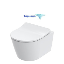 Унитаз подвесной Toto RP CW554Y с сиденьем (Система смыва торнадо) - фото 
