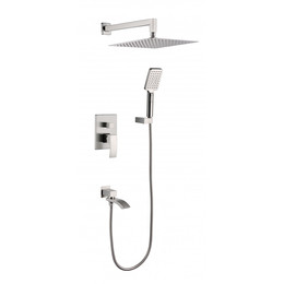 Душевая система для ванны Grocenberg GB5007NK, никель - фото 