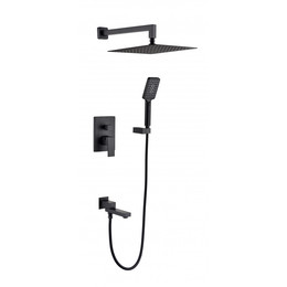 Душевая система для ванны Grocenberg GB5008BL, чёрный матовый - фото 