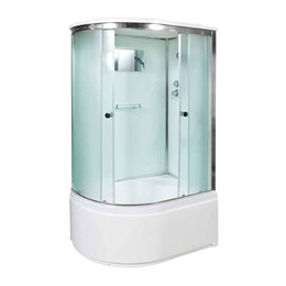 Душевая кабина Avacan 120x80 см D120SR, хром/матовое (безсиликоновая сборка) - фото 