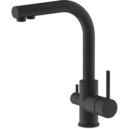 Смеситель для кухни Grocenberg GB40551BL, чёрный матовый - фото 