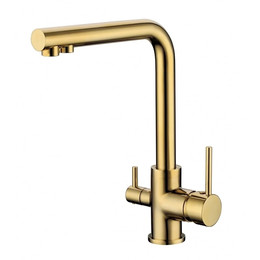 Смеситель для кухни Grocenberg GB40551MG, матовое золото - фото 