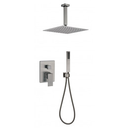 Душевая система для ванны Grocenberg GB5089BG-4, графит - фото 