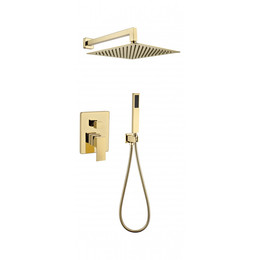 Душевая система для ванны Grocenberg GB5089GO-3, золото - фото 