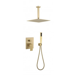 Душевая система для ванны Grocenberg GB5089MG-4, матовое золото - фото 